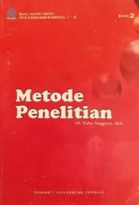 Image of Buku Materi Pokok Metode Penelitian