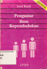 Image of Pengantar Ilmu Kependudukan
